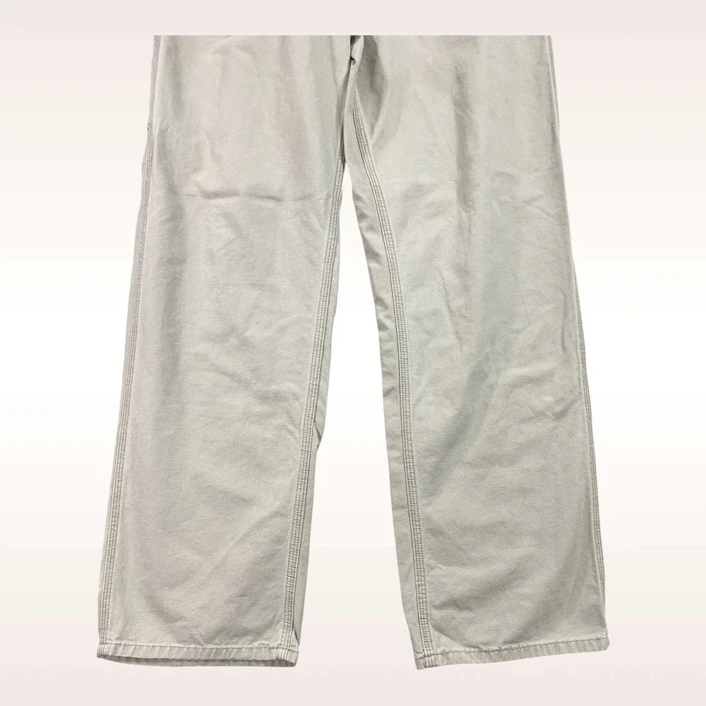 Vintage GAP Carpenter Pants Mens 32x32 Beige Utility Workwear Y2K Streetwear